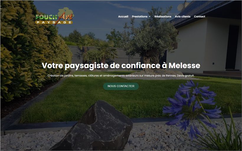 Site de Fouch’Art Paysage, paysagiste à Melesse